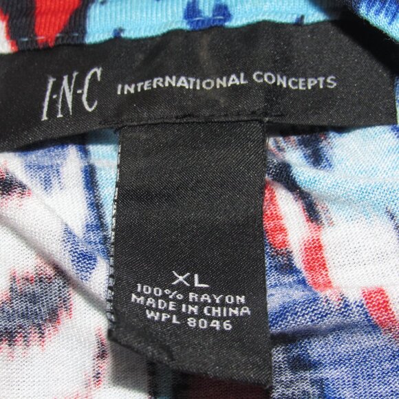 INC INTERNATIONAL CONCEPTS Multicolor Sleeveless Top Size XL - Picture 4 of 4